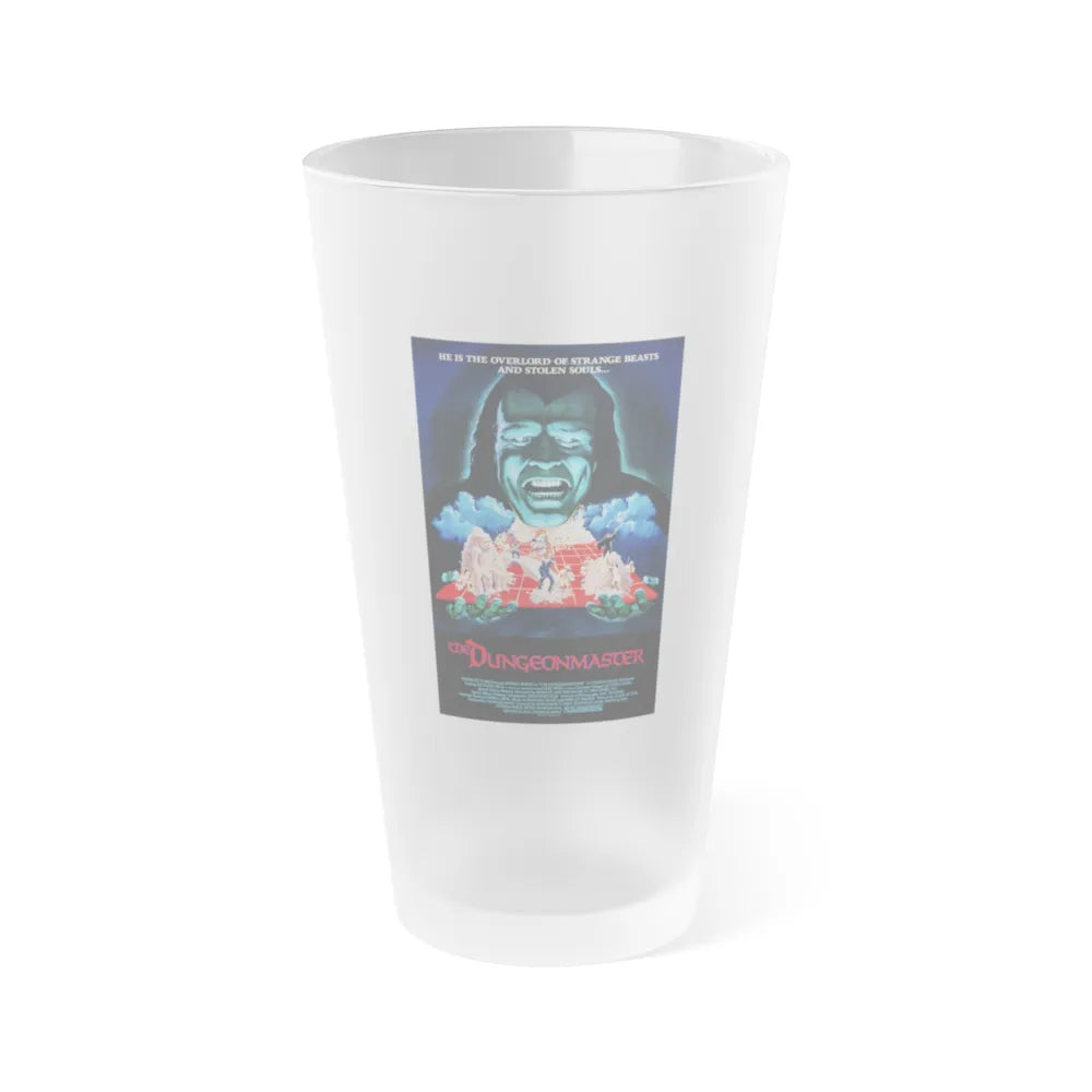 THE DUNGEONMASTER 1984 Movie Poster - Frosted Pint Glass 16oz-16oz-Frosted-Go Mug Yourself