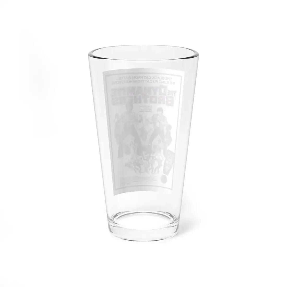 THE DYNAMITE BROTHERS (STUD BROWN) 1974 Movie Poster - Pint Glass 16oz - Go Mug Yourself