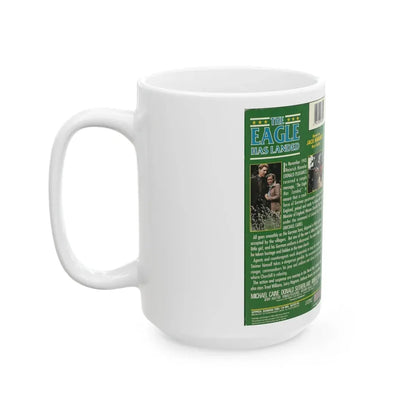 THE EAGLE HAS LANDED (VHS COVER) - White Coffee Mug - Go Mug Yourself