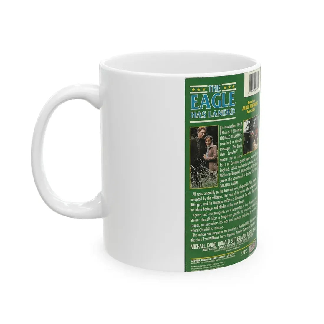 THE EAGLE HAS LANDED (VHS COVER) - White Coffee Mug - Go Mug Yourself