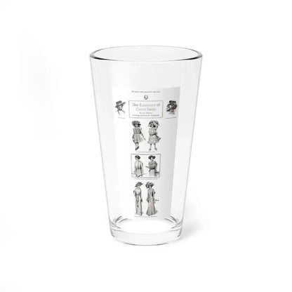 The Economy of Good Taste, Ladies' Home Journal, July 1909 (Magazine Illustration) Pint Glass 16oz 16oz - Go Mug Yourself