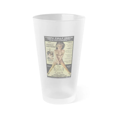 THE ECSTASY GIRLS 1979 Movie Poster - Frosted Pint Glass 16oz-16oz-Frosted-Go Mug Yourself