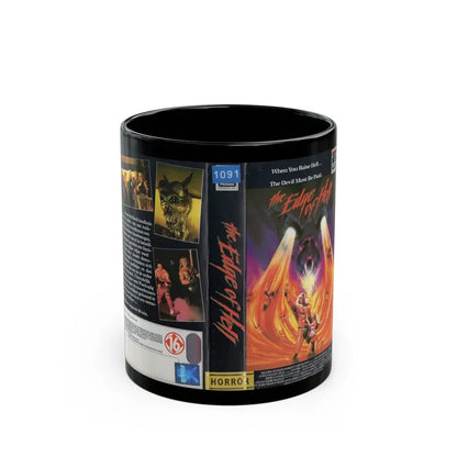 THE EDGE OF HELL (VHS COVER) - Black Coffee Mug 11oz - Go Mug Yourself