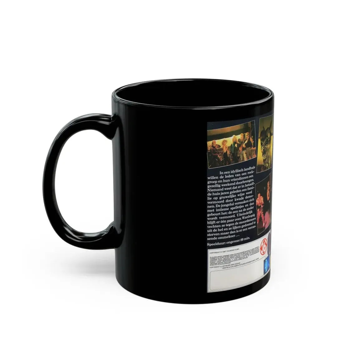 THE EDGE OF HELL (VHS COVER) - Black Coffee Mug - Go Mug Yourself