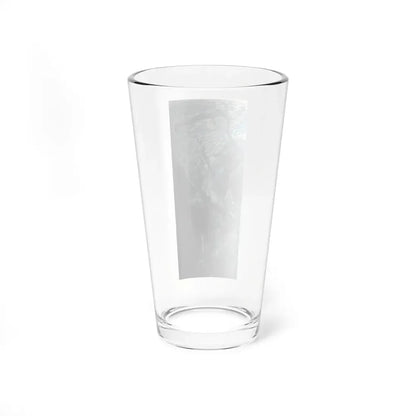 The Edge of the Knife (2), Bluebook, February 1956 (Magazine Illustration) Pint Glass 16oz - Go Mug Yourself