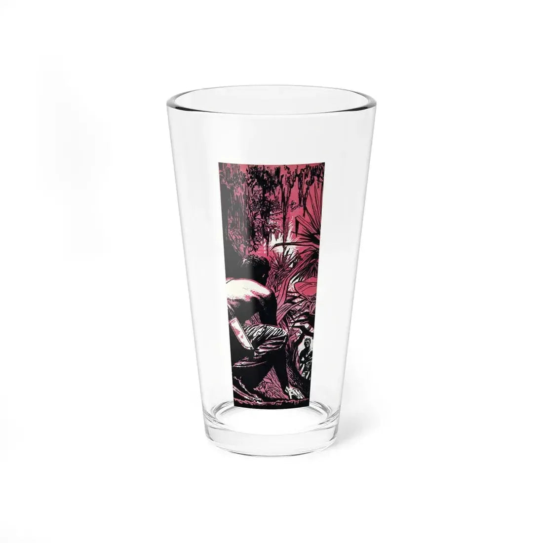 The Edge of the Knife (3), Bluebook, February 1956 (Magazine Illustration) Pint Glass 16oz 16oz - Go Mug Yourself