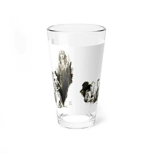 The Egyptian Necklace (1), The Illustrated Detective Magazine, September 1931 (Magazine Illustration) Pint Glass 16oz 16oz - Go Mug Yourself