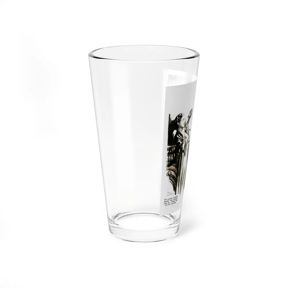 The Egyptian Necklace (2), The Illustrated Detective Magazine, September 1931 (Magazine Illustration) Pint Glass 16oz - Go Mug Yourself