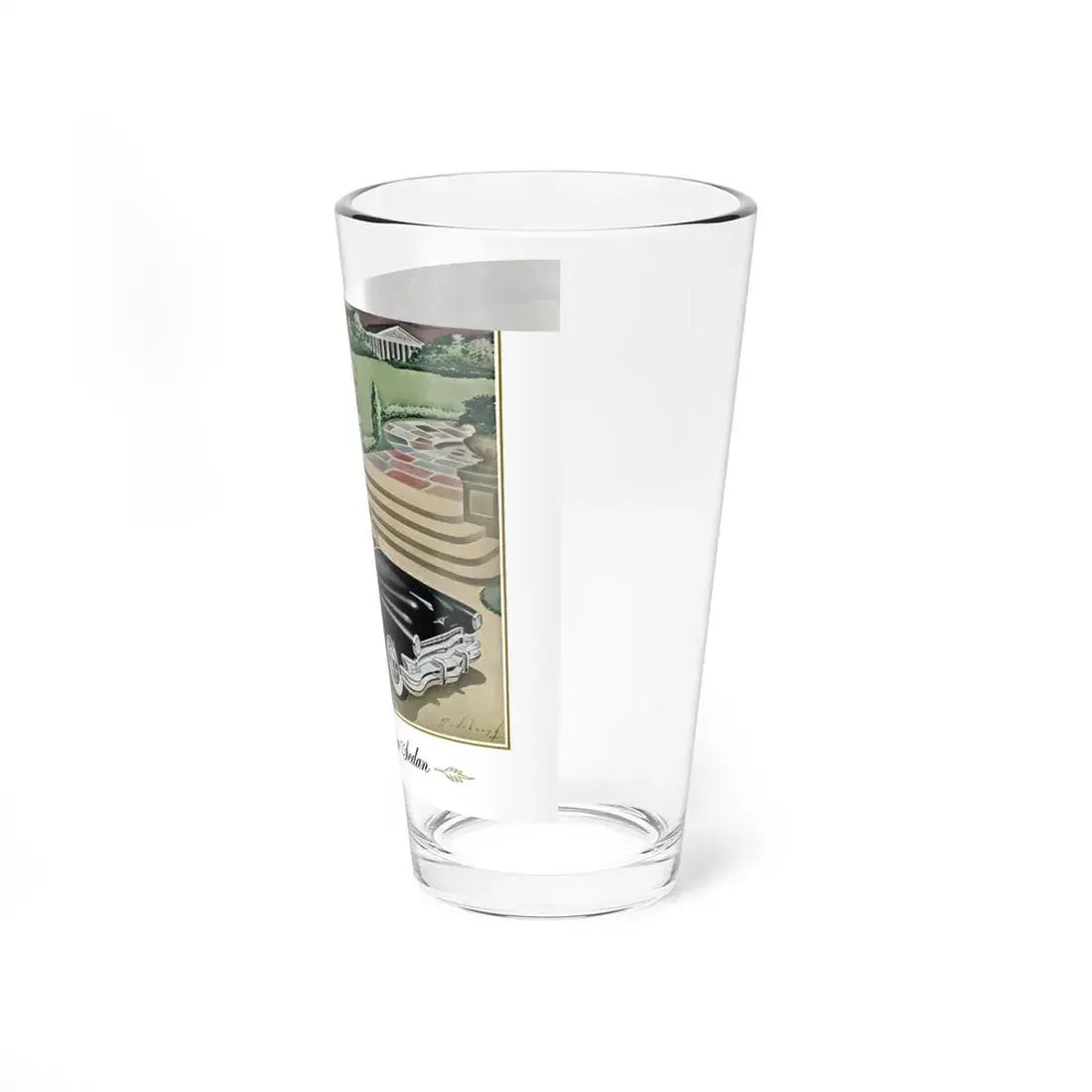 The Eight Passenger Sedan (Magazine Illustration) Pint Glass 16oz - Go Mug Yourself