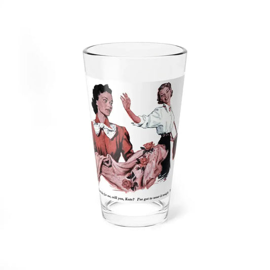 The Elected One, Redbook, August 1949 (Magazine Illustration) Pint Glass 16oz 16oz - Go Mug Yourself