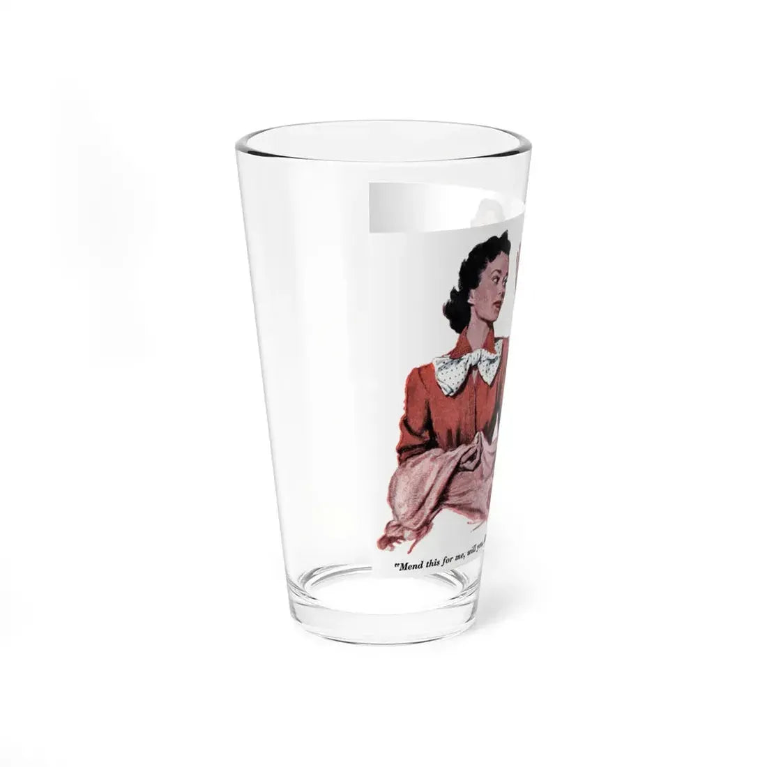 The Elected One, Redbook, August 1949 (Magazine Illustration) Pint Glass 16oz - Go Mug Yourself