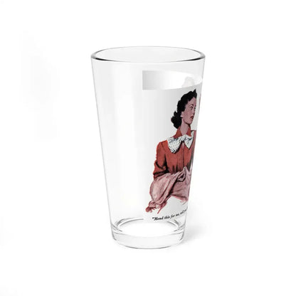 The Elected One, Redbook, August 1949 (Magazine Illustration) Pint Glass 16oz - Go Mug Yourself