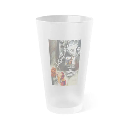 THE ELECTRONIC MONSTER 1958 Movie Poster - Frosted Pint Glass 16oz 16oz Frosted - Go Mug Yourself