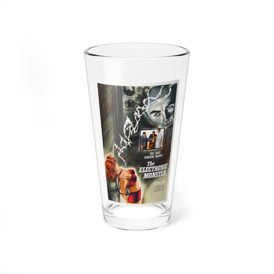 THE ELECTRONIC MONSTER 1958 Movie Poster - Pint Glass 16oz 16oz - Go Mug Yourself