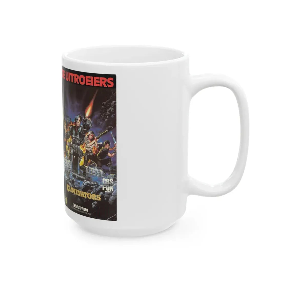THE ELIMINATORS (VHS COVER) - White Coffee Mug - Go Mug Yourself