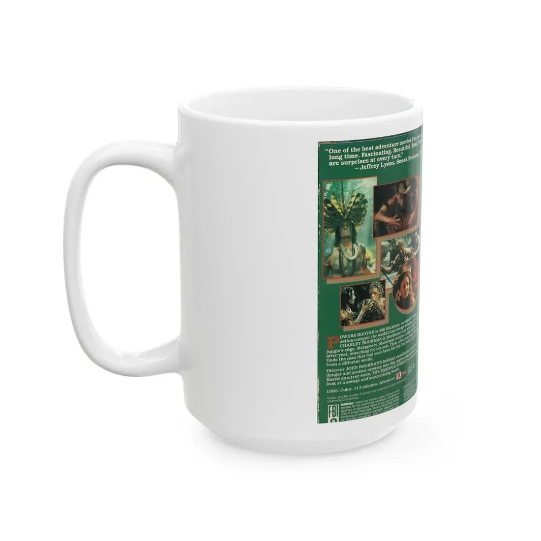 THE EMERALD FOREST (VHS COVER) - White Coffee Mug - Go Mug Yourself