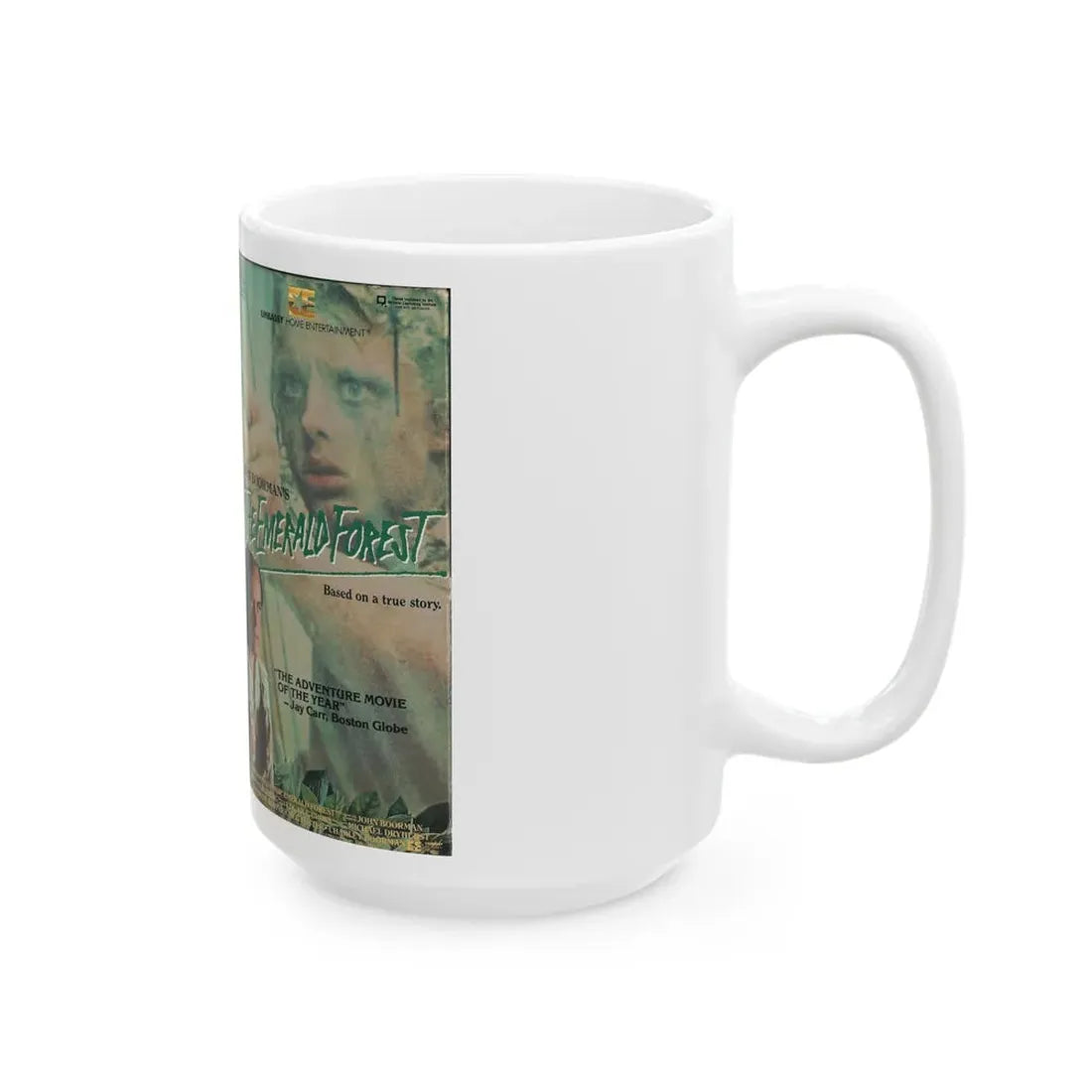 THE EMERALD FOREST (VHS COVER) - White Coffee Mug - Go Mug Yourself