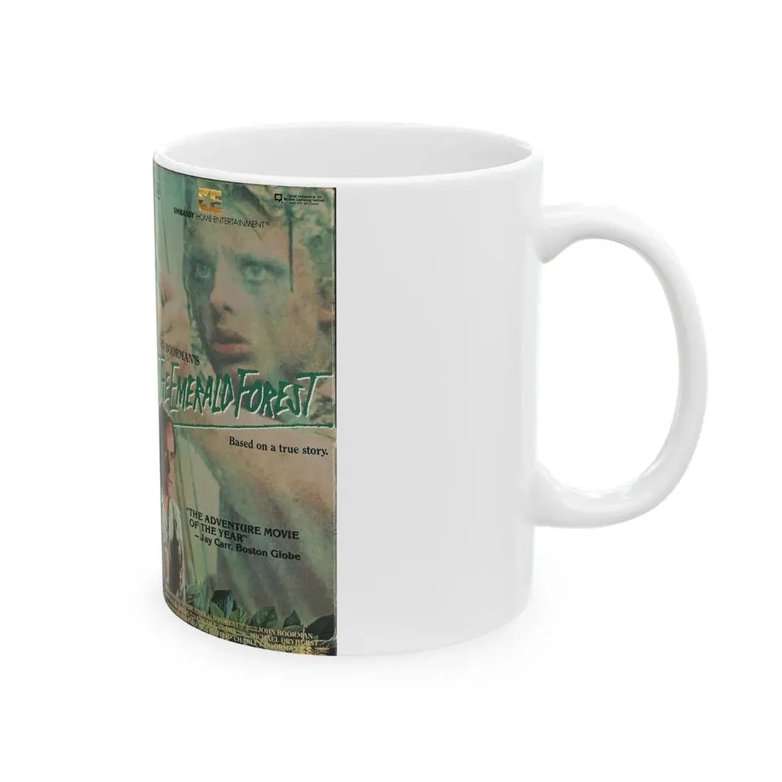 THE EMERALD FOREST (VHS COVER) - White Coffee Mug - Go Mug Yourself