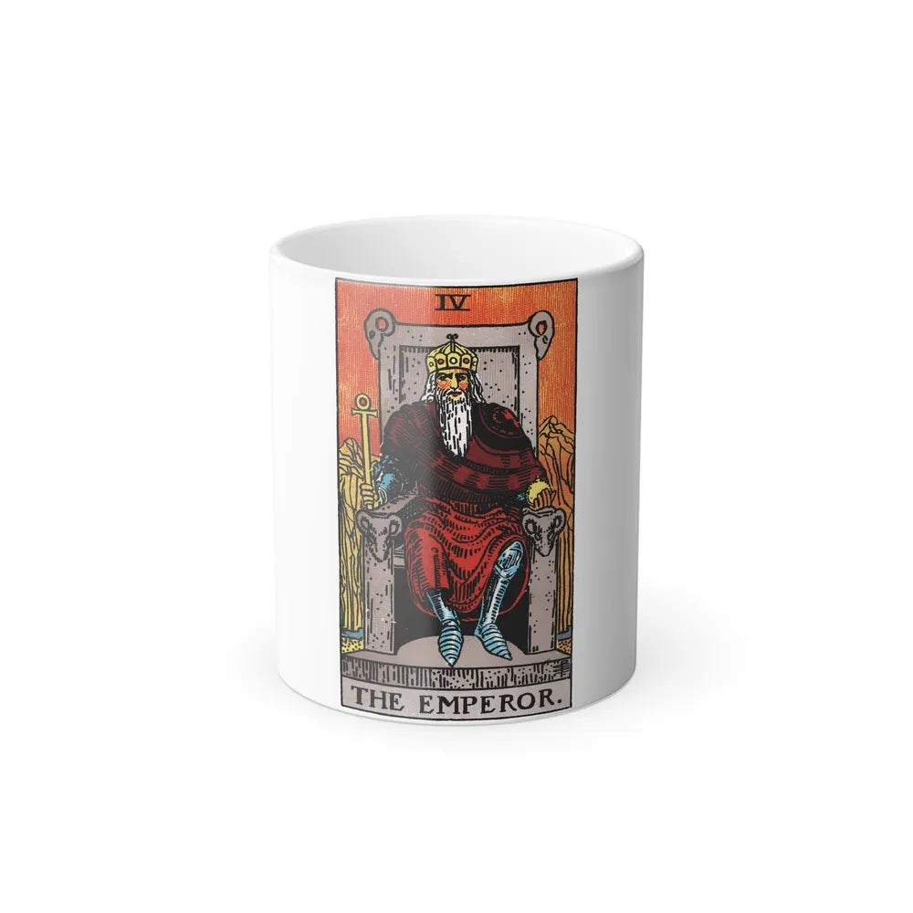 The Emperor (Tarot Card) Color Changing Mug 11oz-11oz-Go Mug Yourself