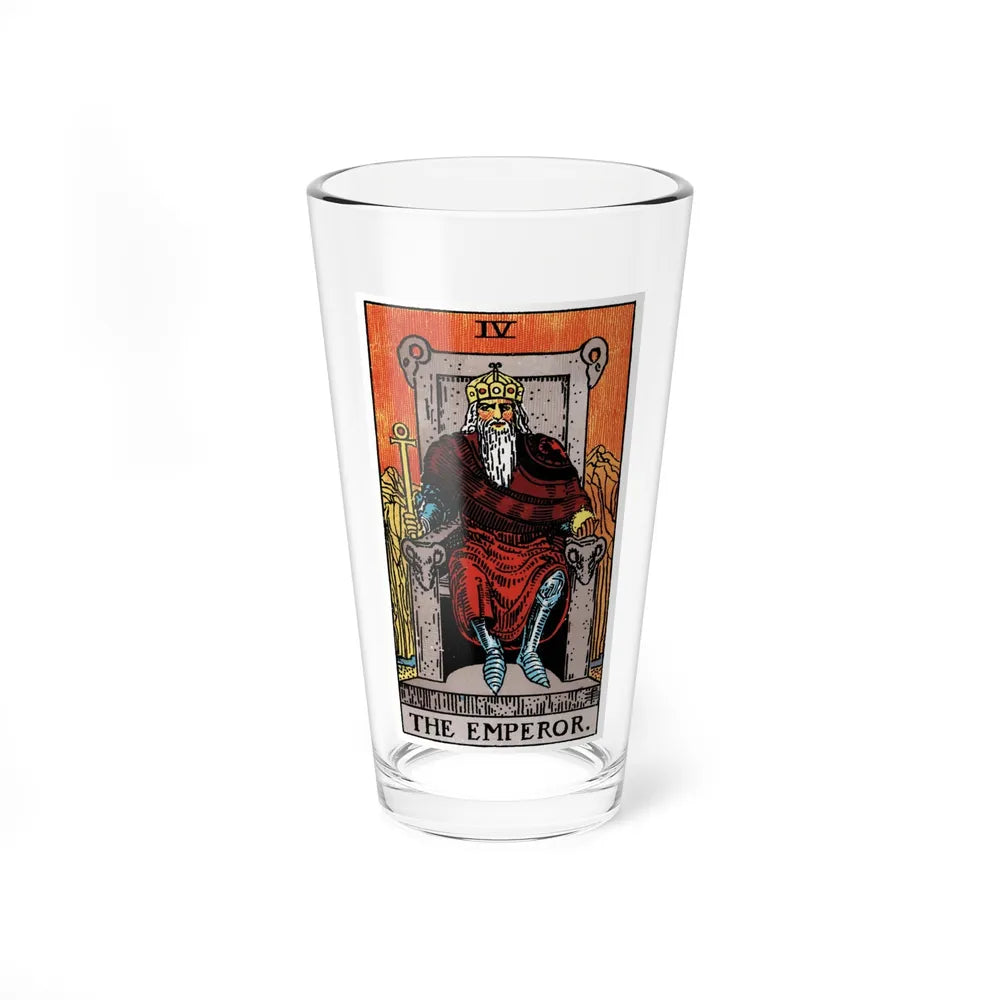 The Emperor (Tarot Card) Pint Glass 16oz-16oz-Go Mug Yourself