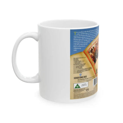 THE EMPERORS NEW CLOTHES (VHS COVER) - White Coffee Mug - Go Mug Yourself