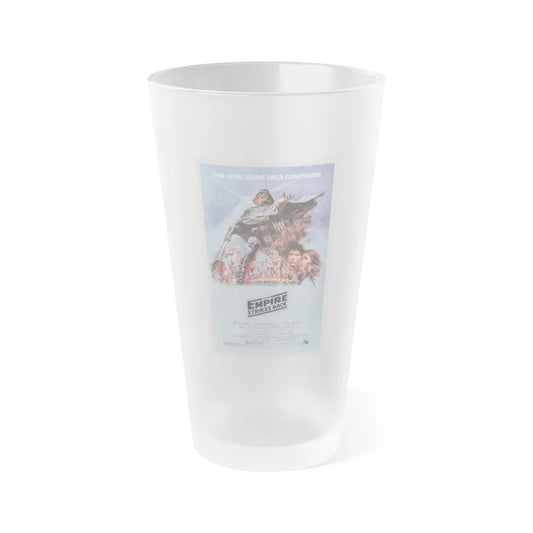 THE EMPIRE STRIKES BACK 1980 Movie Poster - Frosted Pint Glass 16oz-16oz-Frosted-Go Mug Yourself