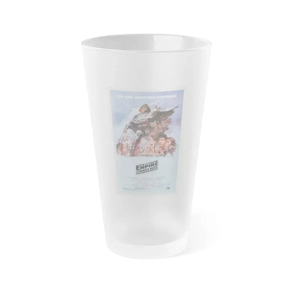 THE EMPIRE STRIKES BACK 1980 Movie Poster - Frosted Pint Glass 16oz 16oz Frosted - Go Mug Yourself