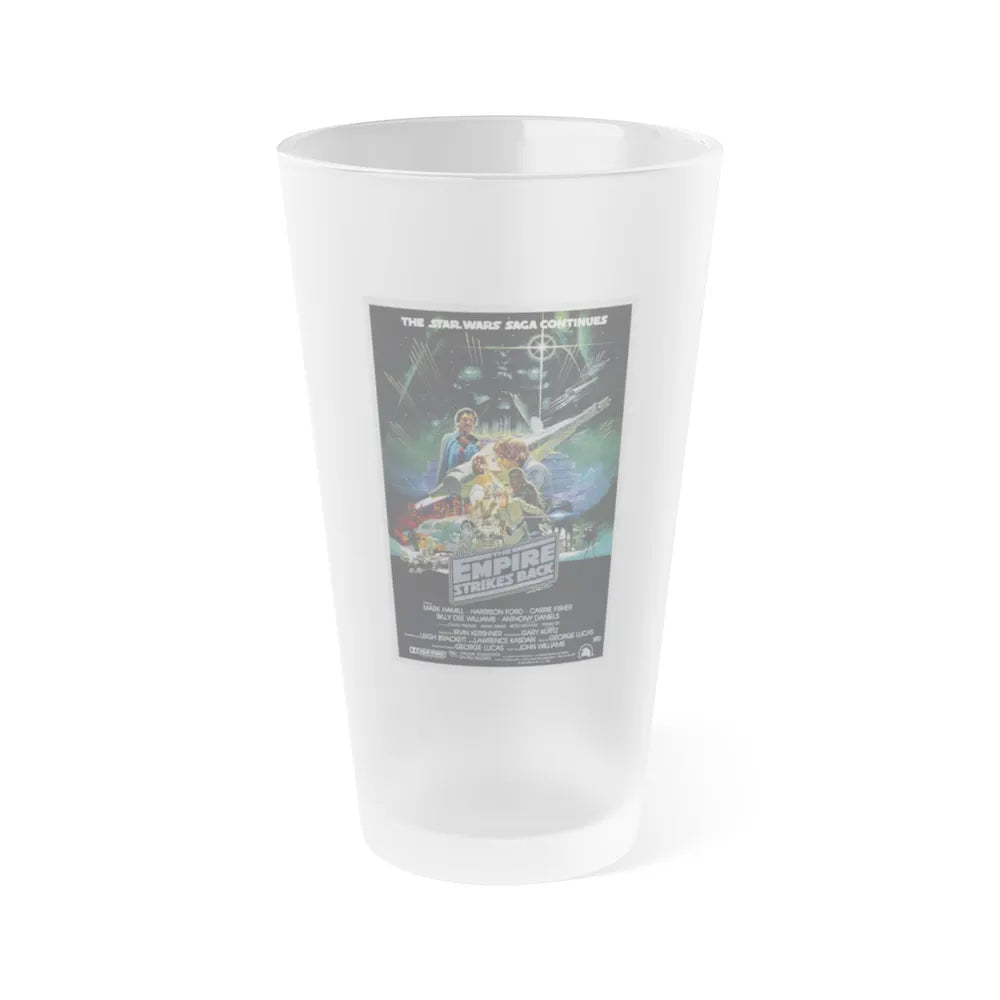 THE EMPIRE STRIKES BACK (2) 1980 Movie Poster - Frosted Pint Glass 16oz-16oz-Frosted-Go Mug Yourself