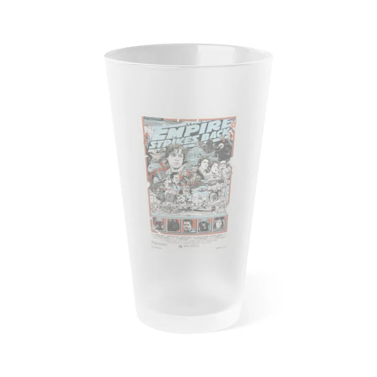 THE EMPIRE STRIKES BACK (ALAMO) 1980 Movie Poster - Frosted Pint Glass 16oz-16oz-Frosted-Go Mug Yourself