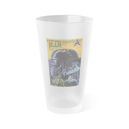 THE EMPIRE STRIKES BACK (HUNGARY) 1980 Movie Poster - Frosted Pint Glass 16oz-16oz-Frosted-Go Mug Yourself