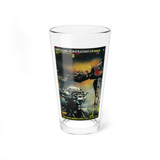 THE EMPIRE STRIKES BACK (POLISH) 1980 Movie Poster - Pint Glass 16oz 16oz - Go Mug Yourself