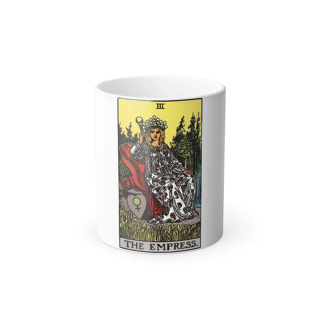The Empress (Tarot Card) Color Changing Mug 11oz - Go Mug Yourself