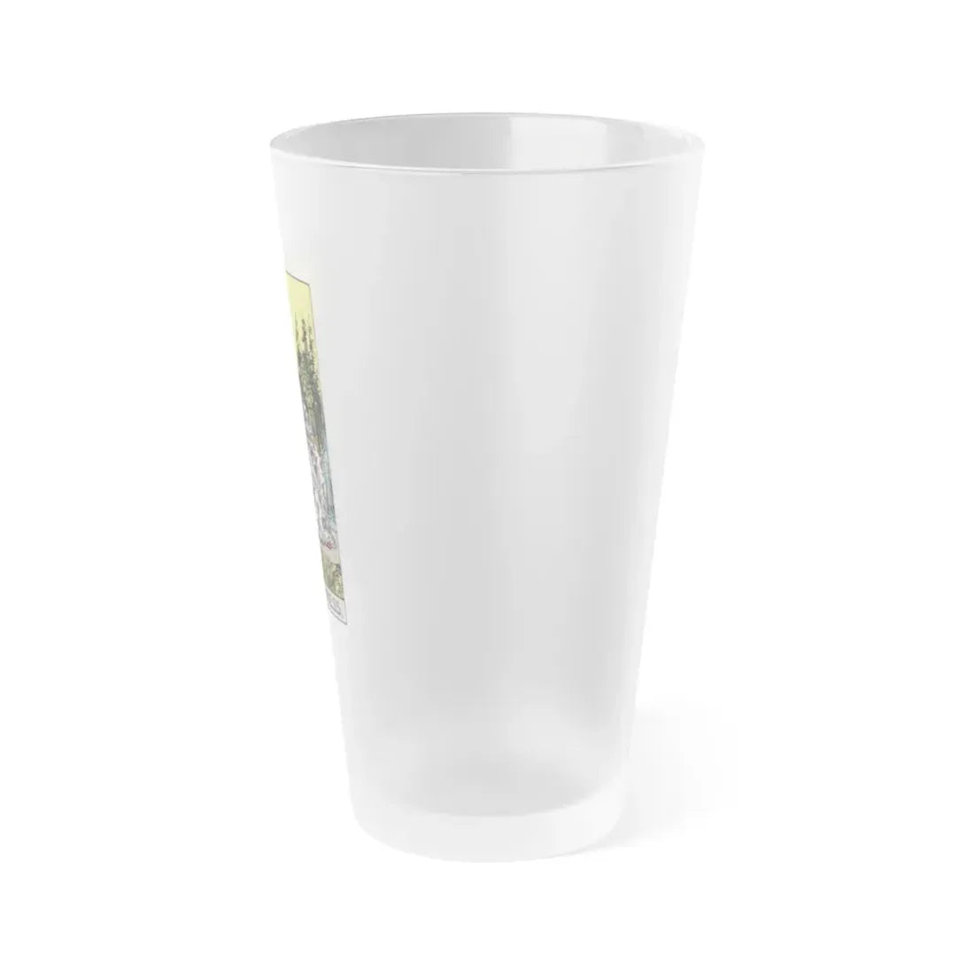 The Empress (Tarot Card) Frosted Pint Glass 16oz - Go Mug Yourself