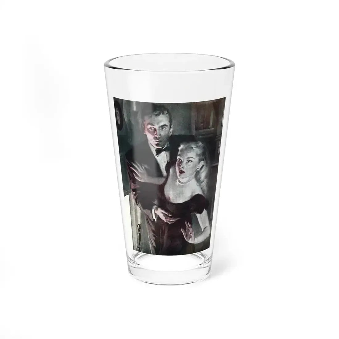 The Enchantress (Pt. 2), Cosmopolitan, August 1947 (Magazine Illustration) Pint Glass 16oz 16oz - Go Mug Yourself