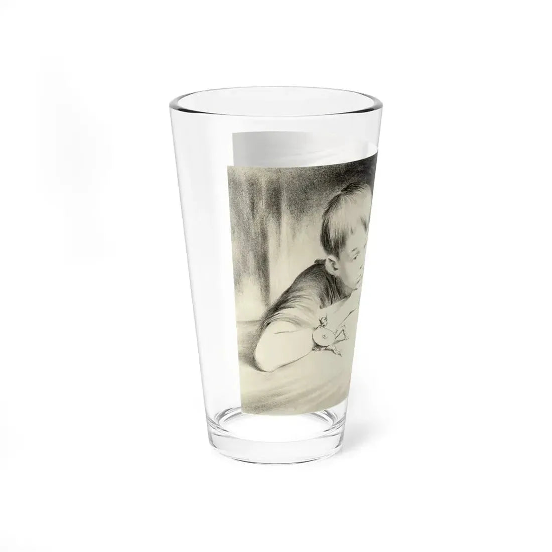 The Encounter and The Launching (1) (Magazine Illustration) Pint Glass 16oz - Go Mug Yourself