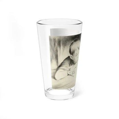 The Encounter and The Launching (1) (Magazine Illustration) Pint Glass 16oz - Go Mug Yourself