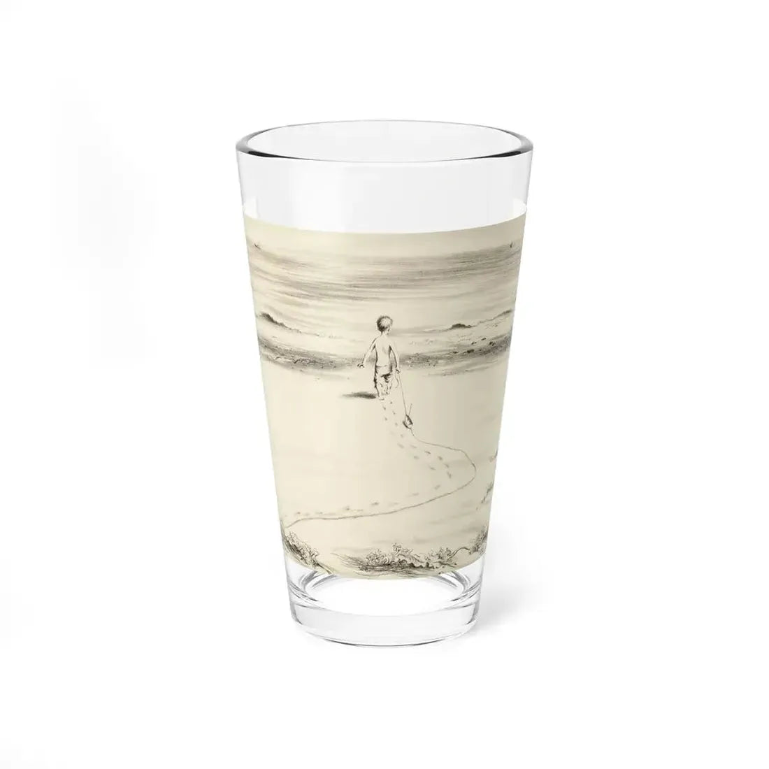 The Encounter and The Launching (2) (Magazine Illustration) Pint Glass 16oz 16oz - Go Mug Yourself