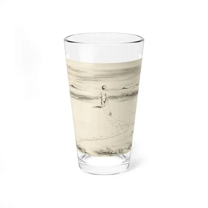 The Encounter and The Launching (2) (Magazine Illustration) Pint Glass 16oz 16oz - Go Mug Yourself