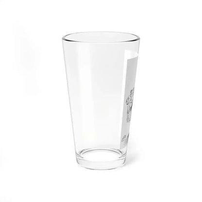 The End is Not Yet, Astounding Science Fiction magazine story illustration, September 1947 (Magazine Illustration) Pint Glass 16oz - Go Mug Yourself