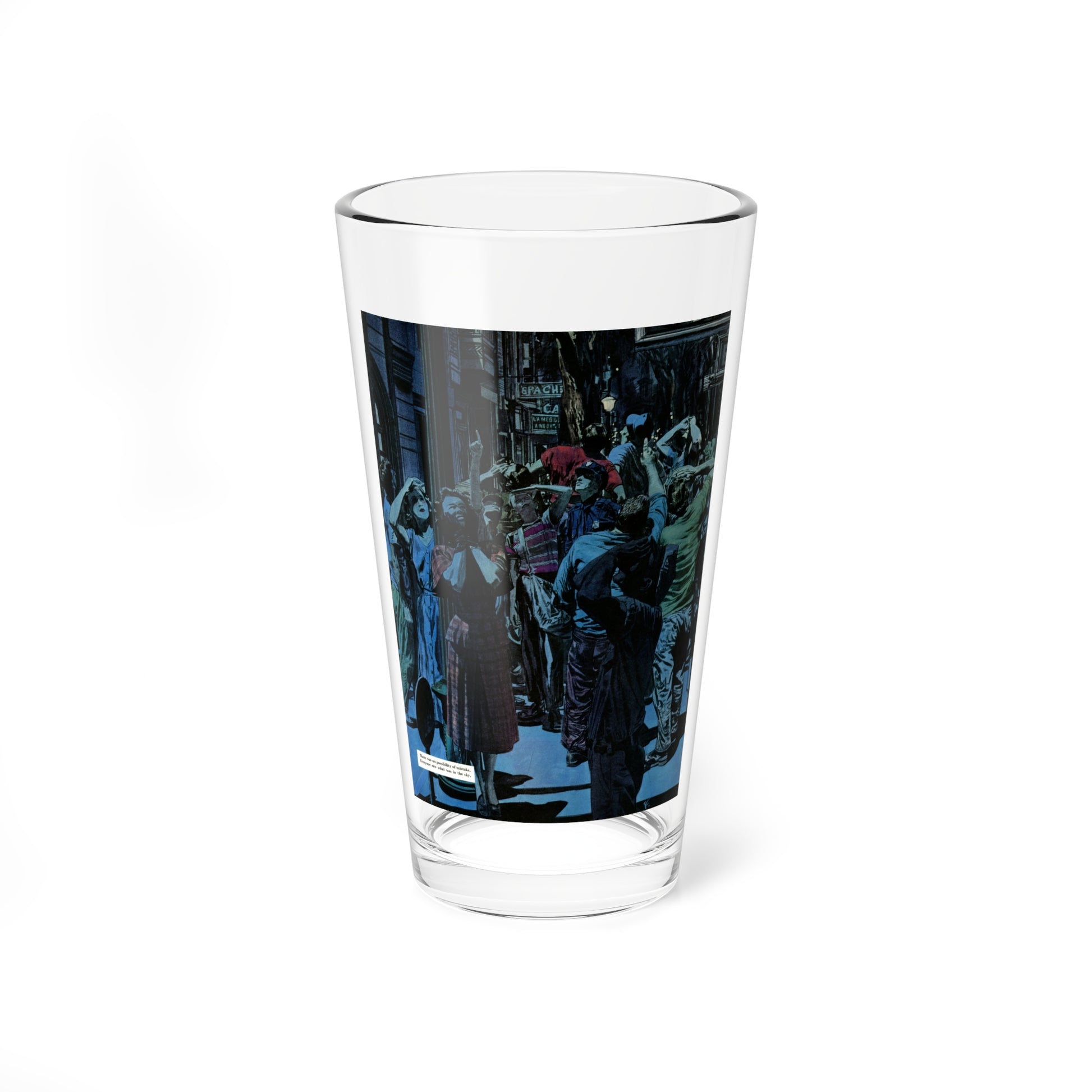 The Enemy Planet, 1950 (Magazine Illustration) Pint Glass 16oz-16oz-Go Mug Yourself