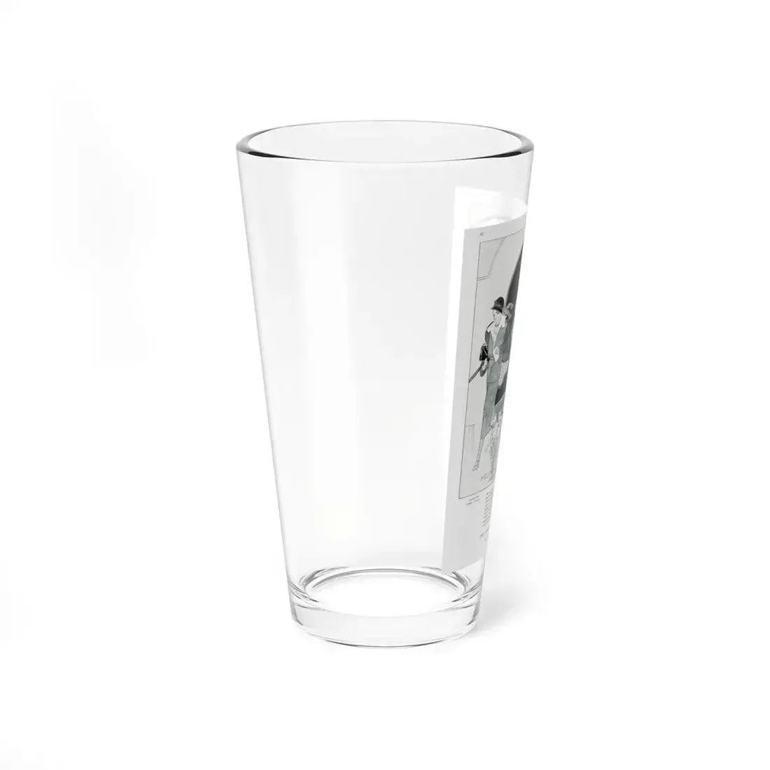 The English Depart and Arrive In Perfect Good Form, Harper's Bazaar, June 1923 (Magazine Illustration) Pint Glass 16oz - Go Mug Yourself