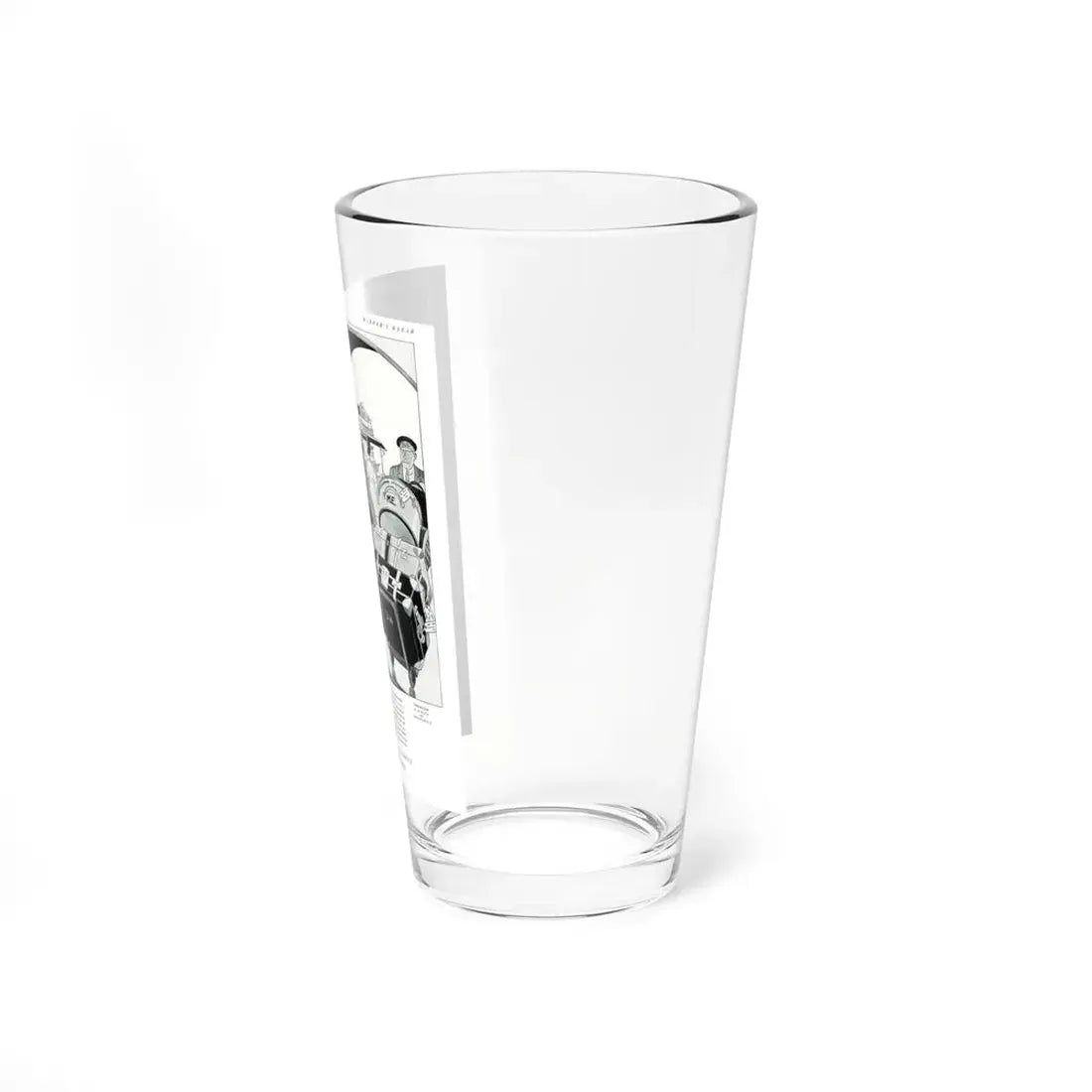 The English Depart and Arrive In Perfect Good Form, Harper's Bazaar, June 1923 (Magazine Illustration) Pint Glass 16oz - Go Mug Yourself