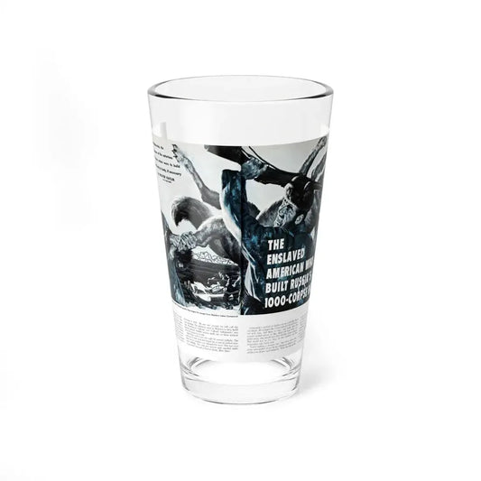 The Enslaved American Who Built Russia's, Male, January 1961 (Magazine Illustration) Pint Glass 16oz 16oz - Go Mug Yourself