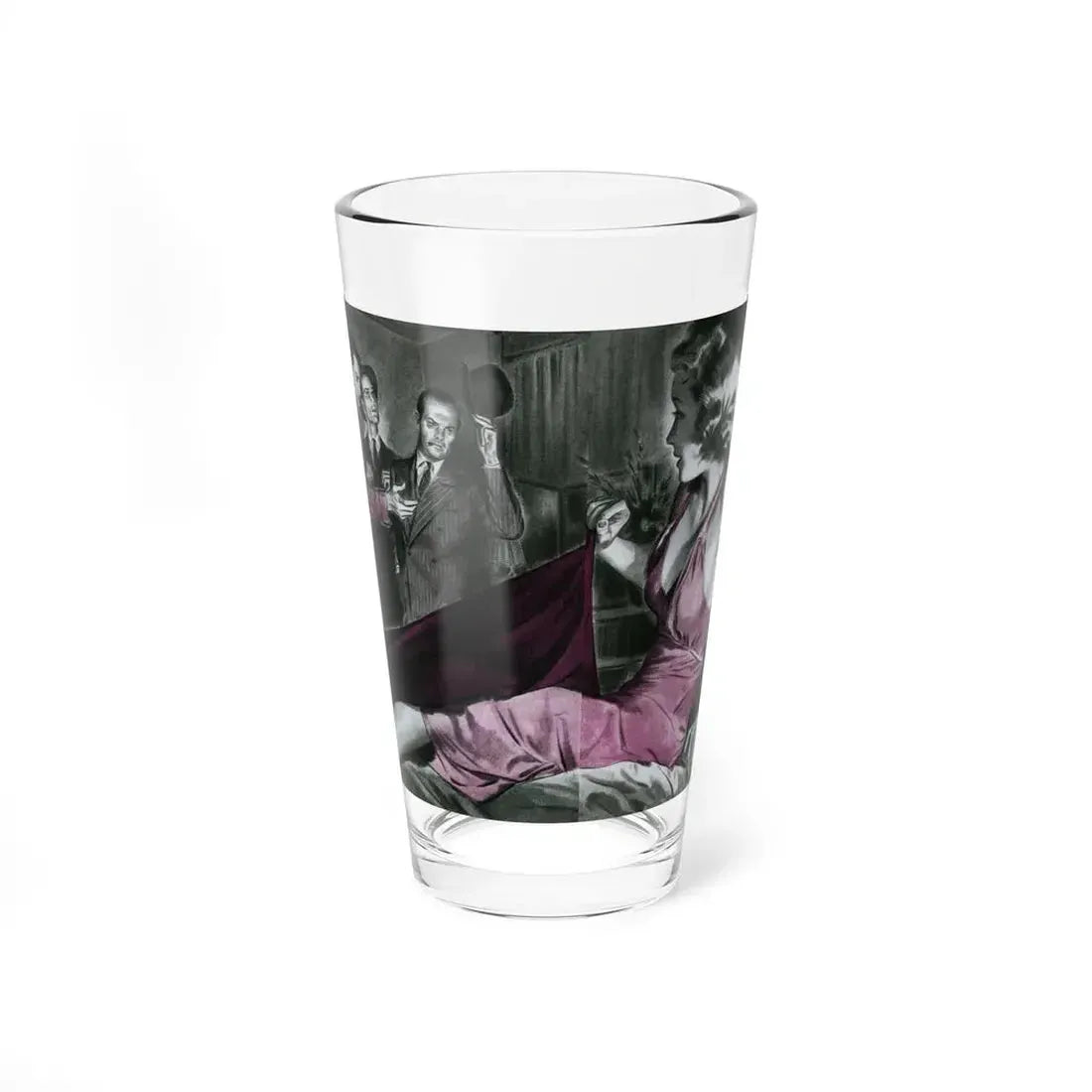 The Entangling Web, Cosmopolitan, June 1939 (Magazine Illustration) Pint Glass 16oz 16oz - Go Mug Yourself