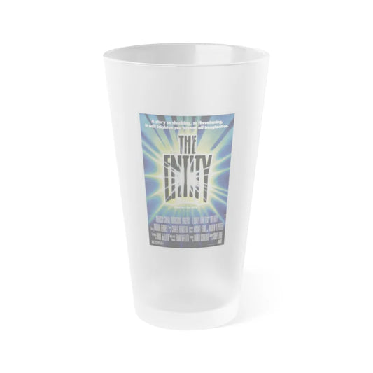 THE ENTITY 1982 Movie Poster - Frosted Pint Glass 16oz-16oz-Frosted-Go Mug Yourself