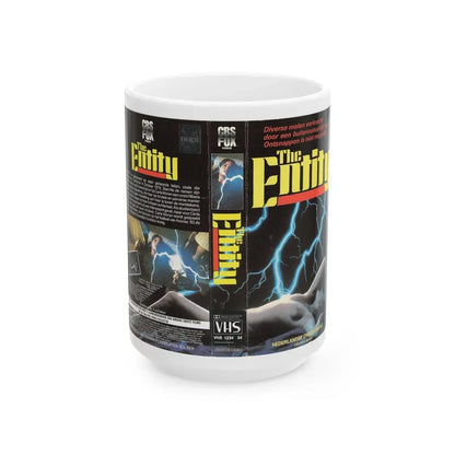 THE ENTITY (VHS COVER) - White Coffee Mug 15oz - Go Mug Yourself