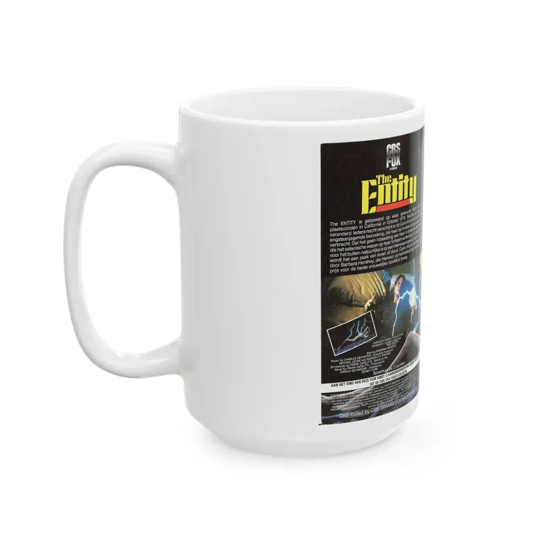 THE ENTITY (VHS COVER) - White Coffee Mug - Go Mug Yourself