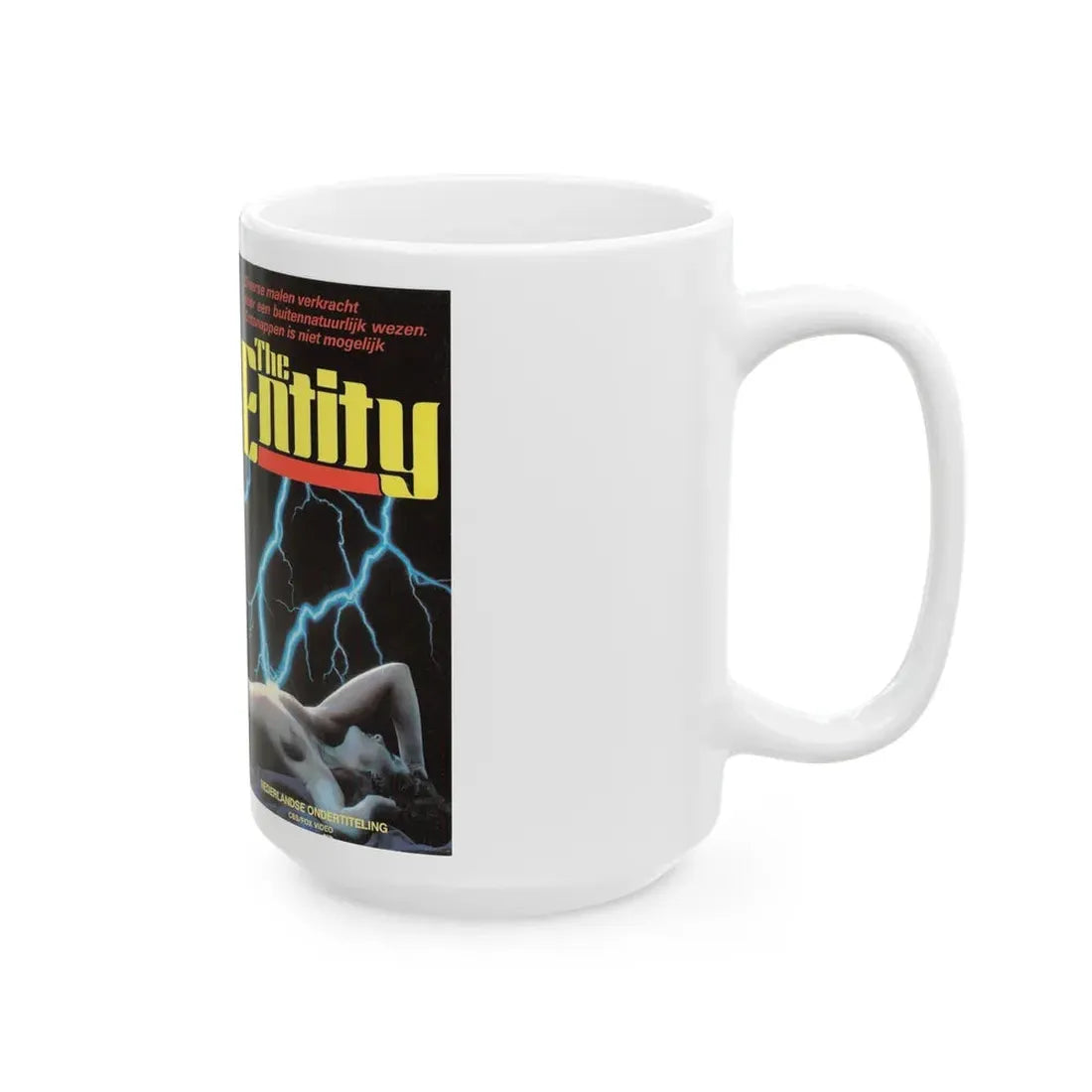 THE ENTITY (VHS COVER) - White Coffee Mug - Go Mug Yourself