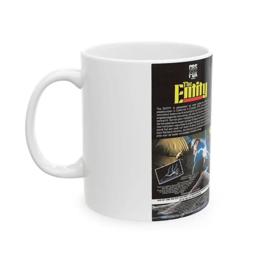 THE ENTITY (VHS COVER) - White Coffee Mug - Go Mug Yourself