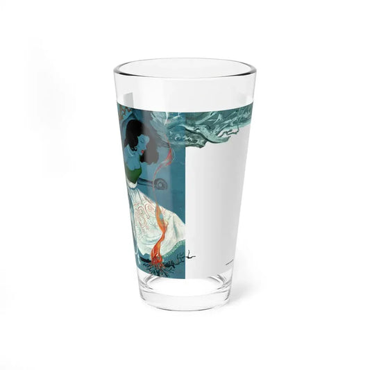 The Equatorial Man, Collier's, November 5, 1949 (Magazine Illustration) Pint Glass 16oz 16oz - Go Mug Yourself